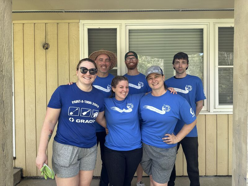 Committed to Service.  Our teams proudly volunteer at Paint-a-Thon events - giving back is part of our DNA.