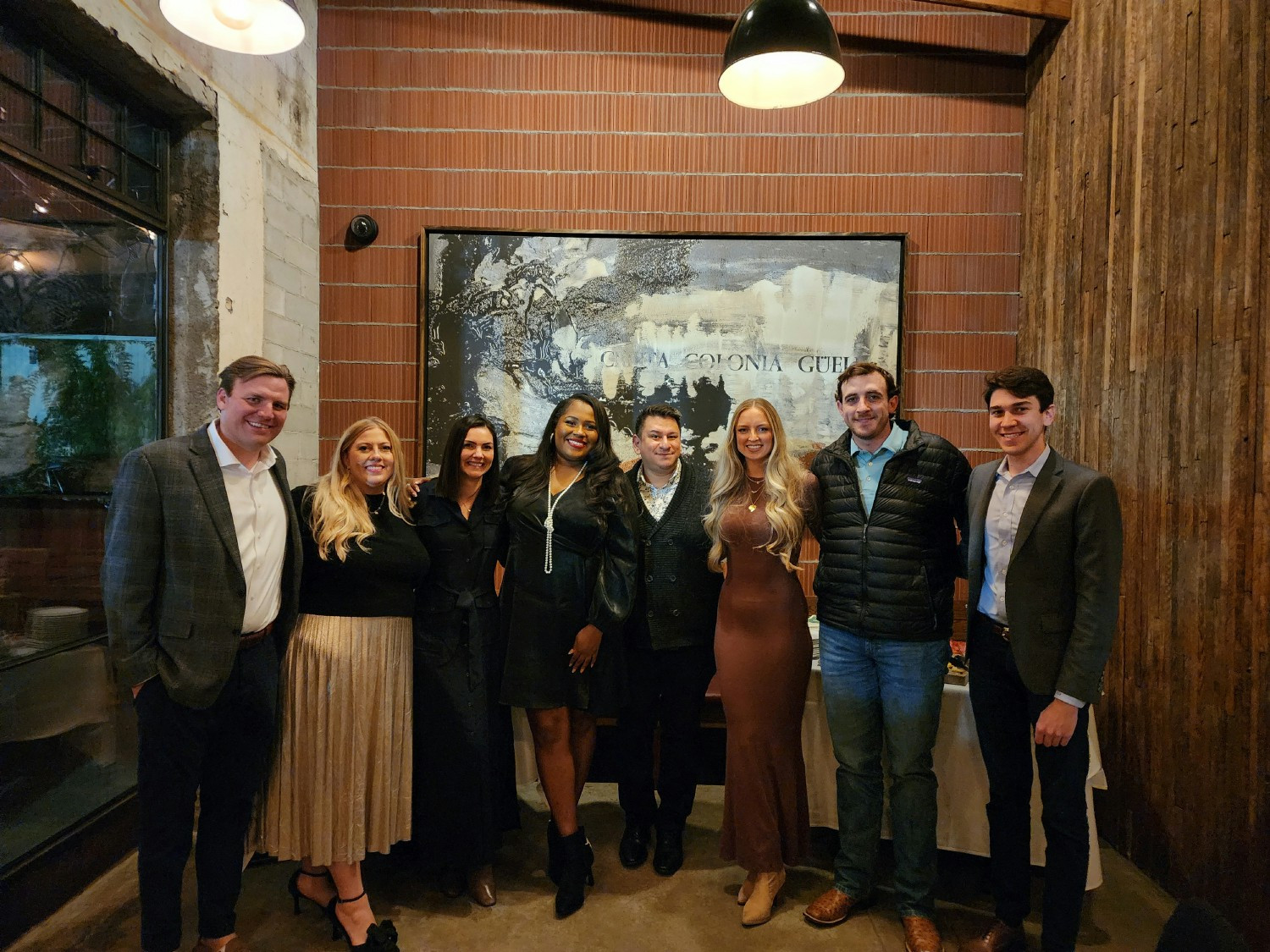 Our Houston team gathers for an end-of-year celebration as part of our commitment to fostering a world-class culture. 